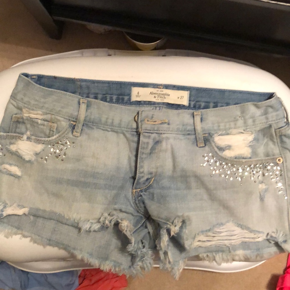 Abercrombie jeweled shorts